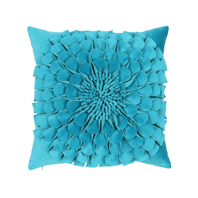 Blue Flower Pillow              40909762396226