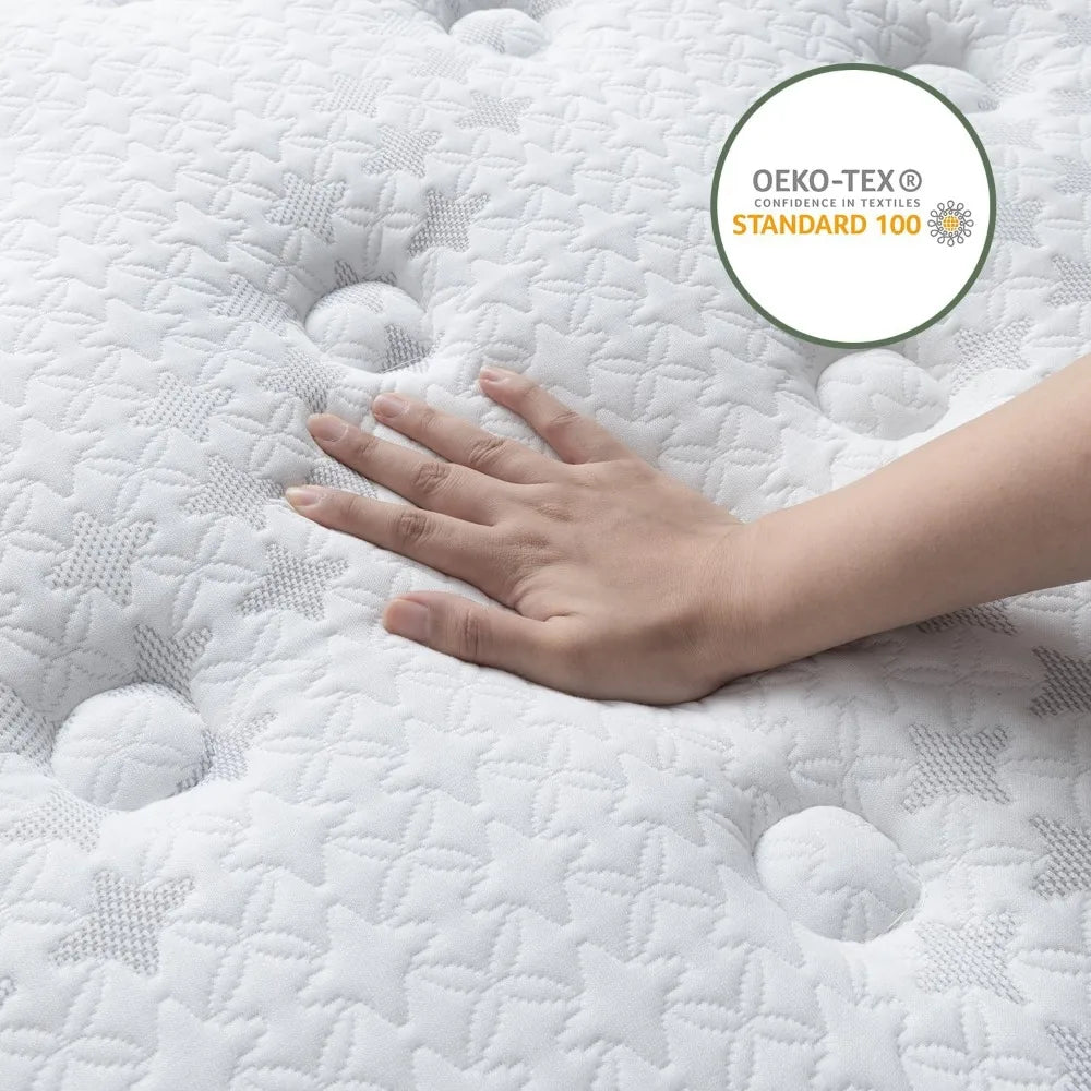 Gel Memory Foam 14" King Size Mattress