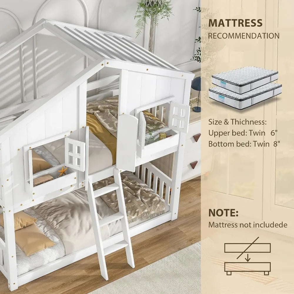 Twin Treehouse Bunk Bed