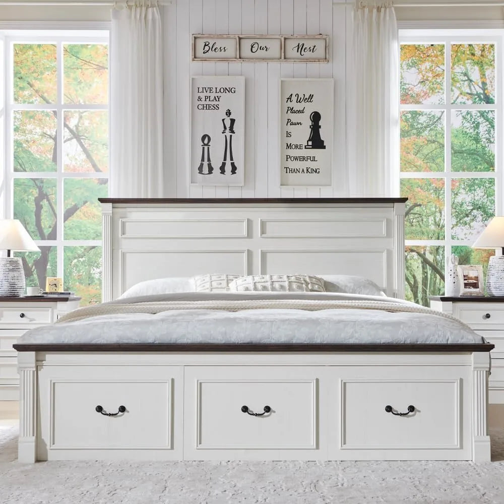 King Size Platform Bed Frame