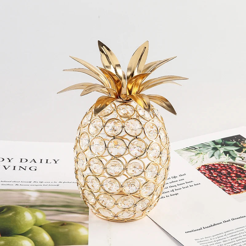 Creative Crystal Apple Pineapple & Pear Home Decor