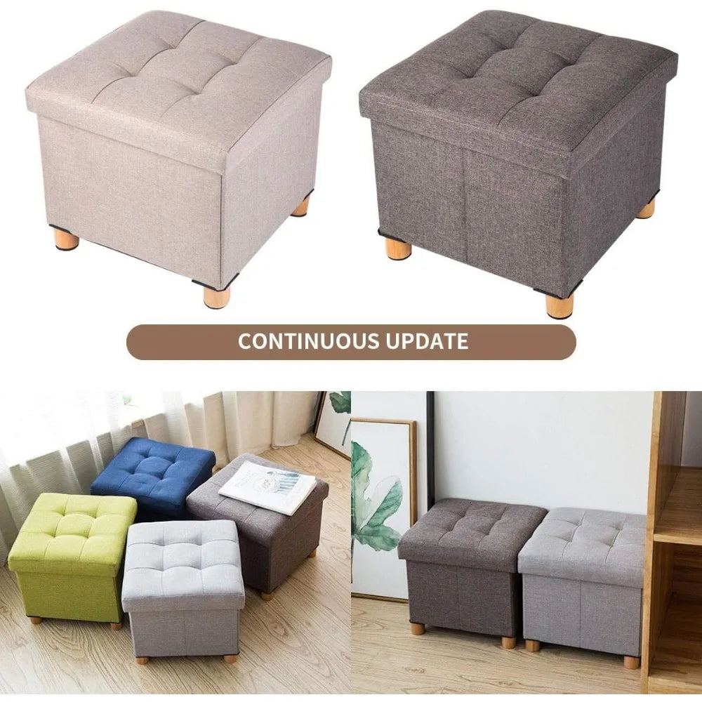 Foldable Storage Ottoman