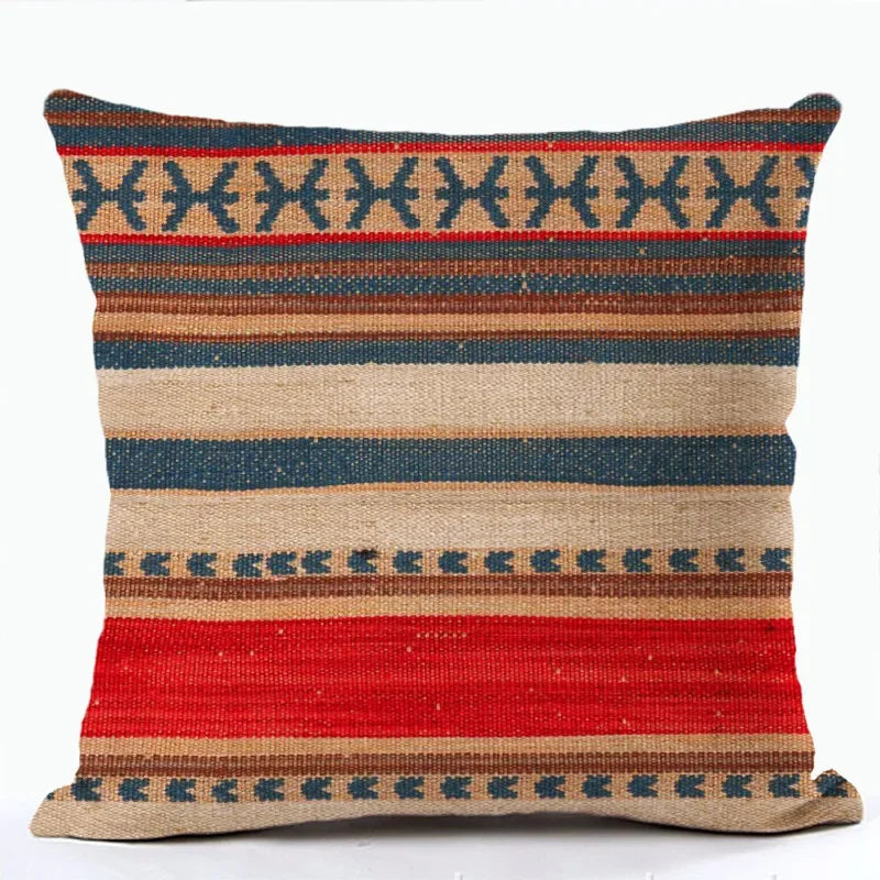 Abstract Ethnic Decorative Pillows Case