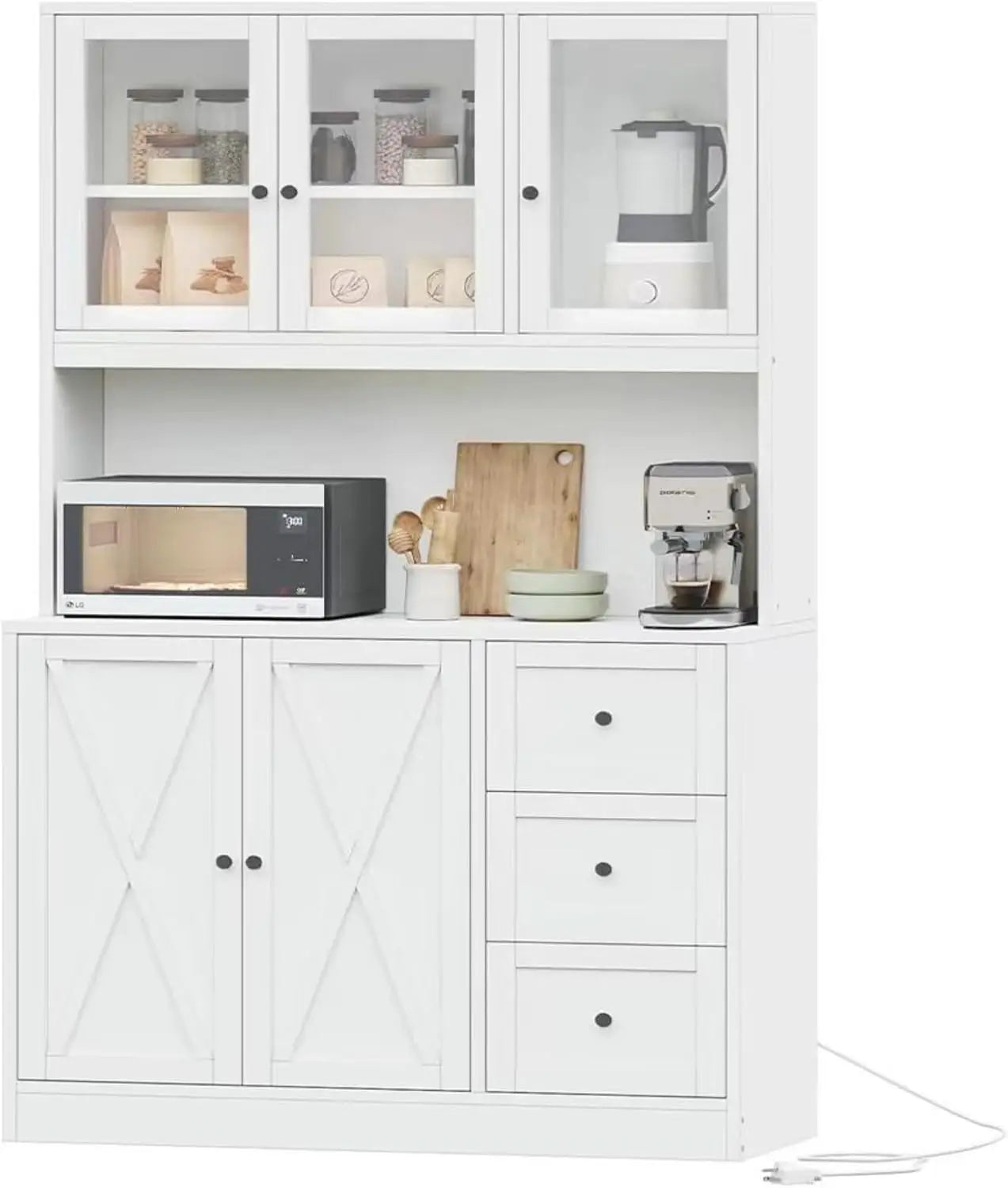 Farmhouse Style Kitchen Hutch