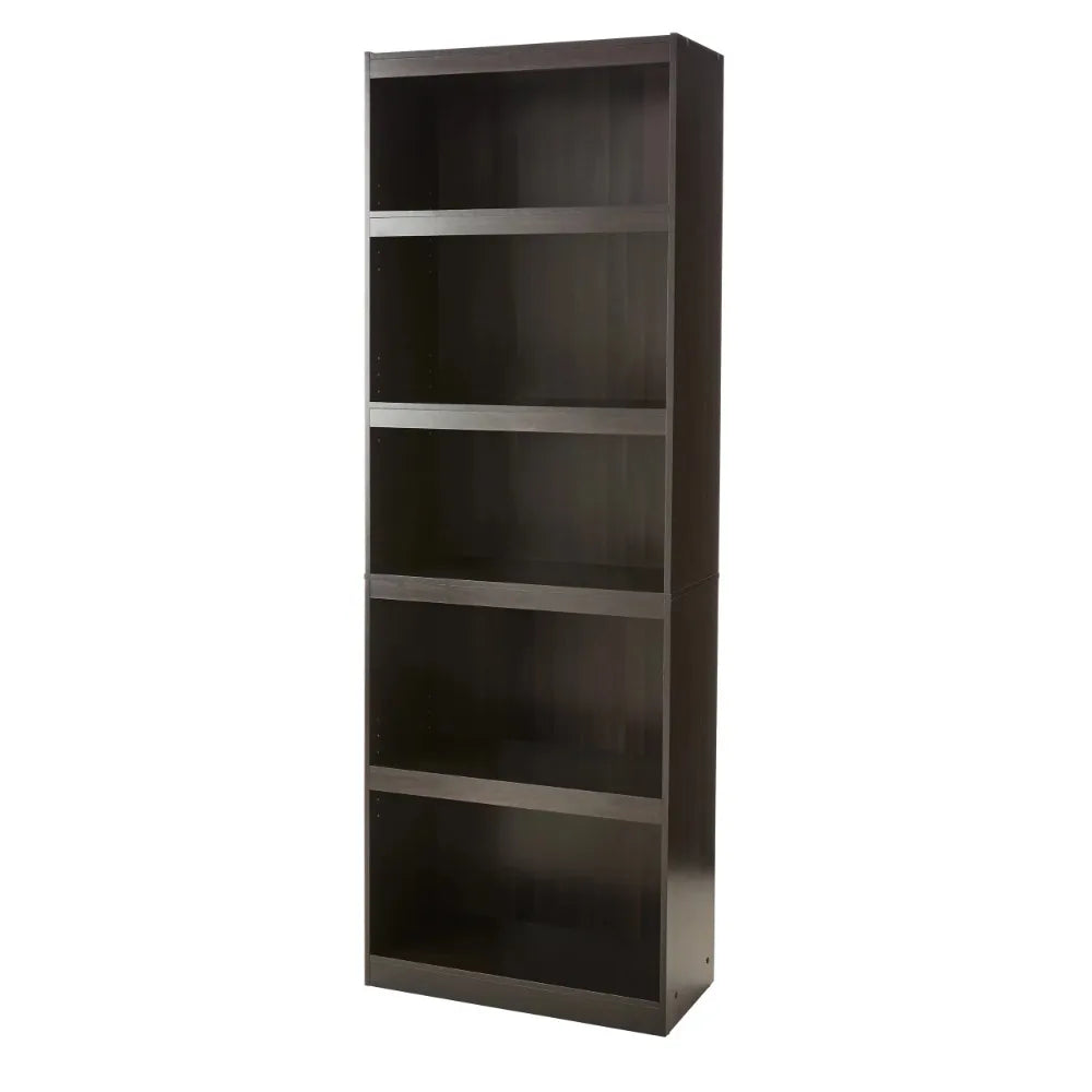 Mainstays Framed 5-Shelf Bookcase, Espresso