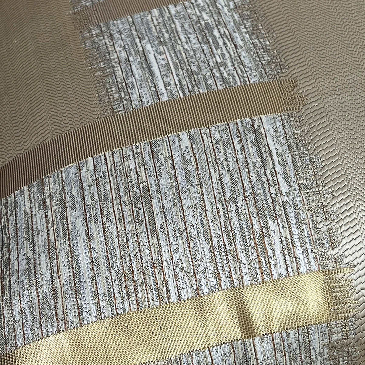 Gold Stripe Accent Pillowcase