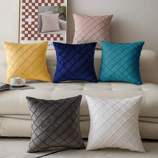 Velvet Diamond Accent Pillowcases 