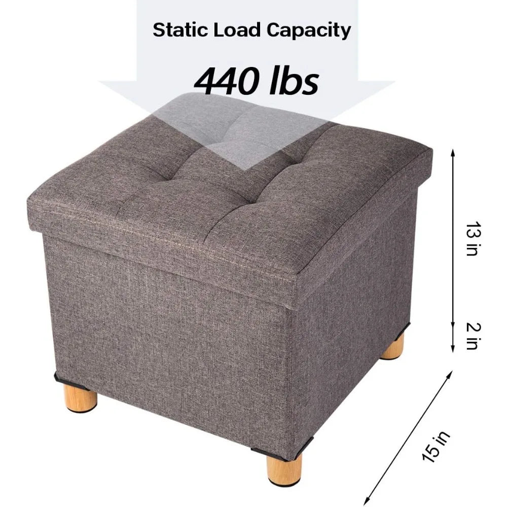 Foldable Storage Ottoman