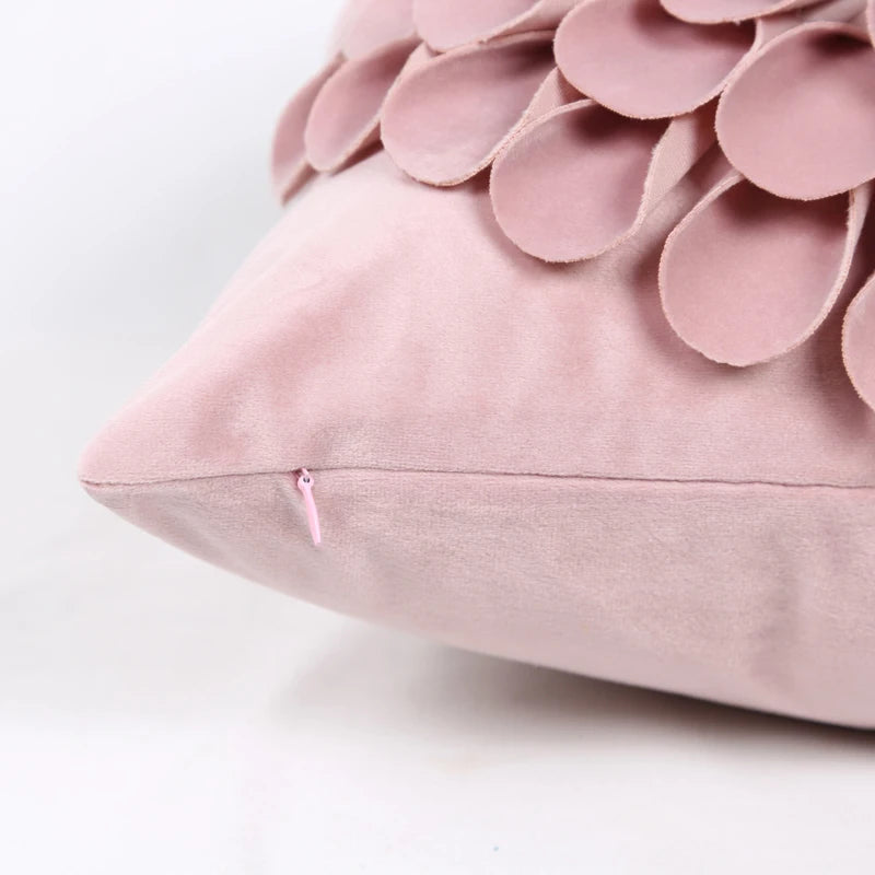 18" 3D Flower Throw Pillow Covers