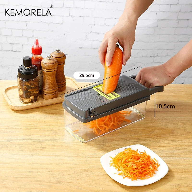 Multifunctional Vegetable Chopper Grater Slicer Dicer