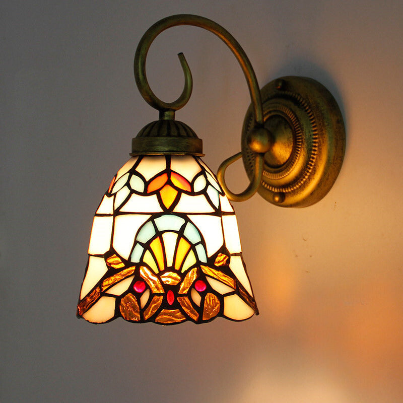 Stained Glass Wall Lantern