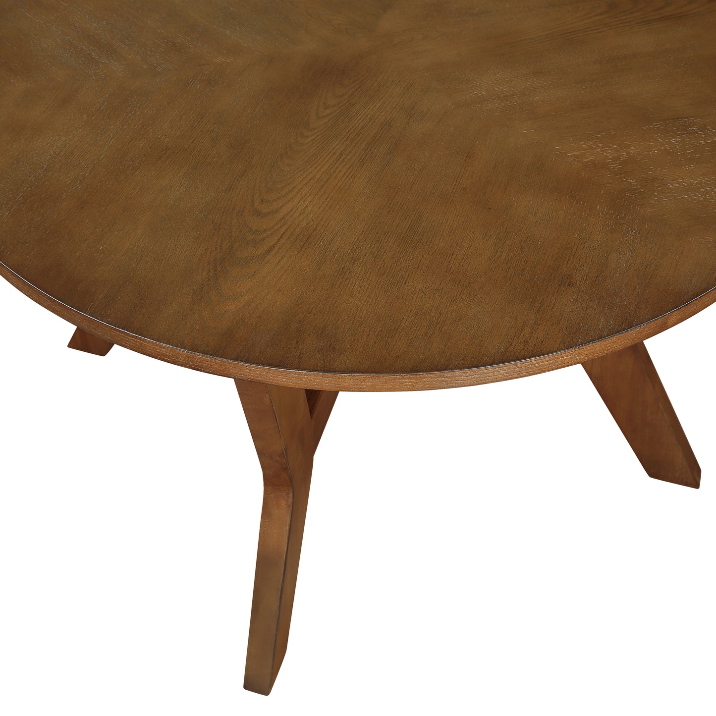 Round Walnut Coffee Table