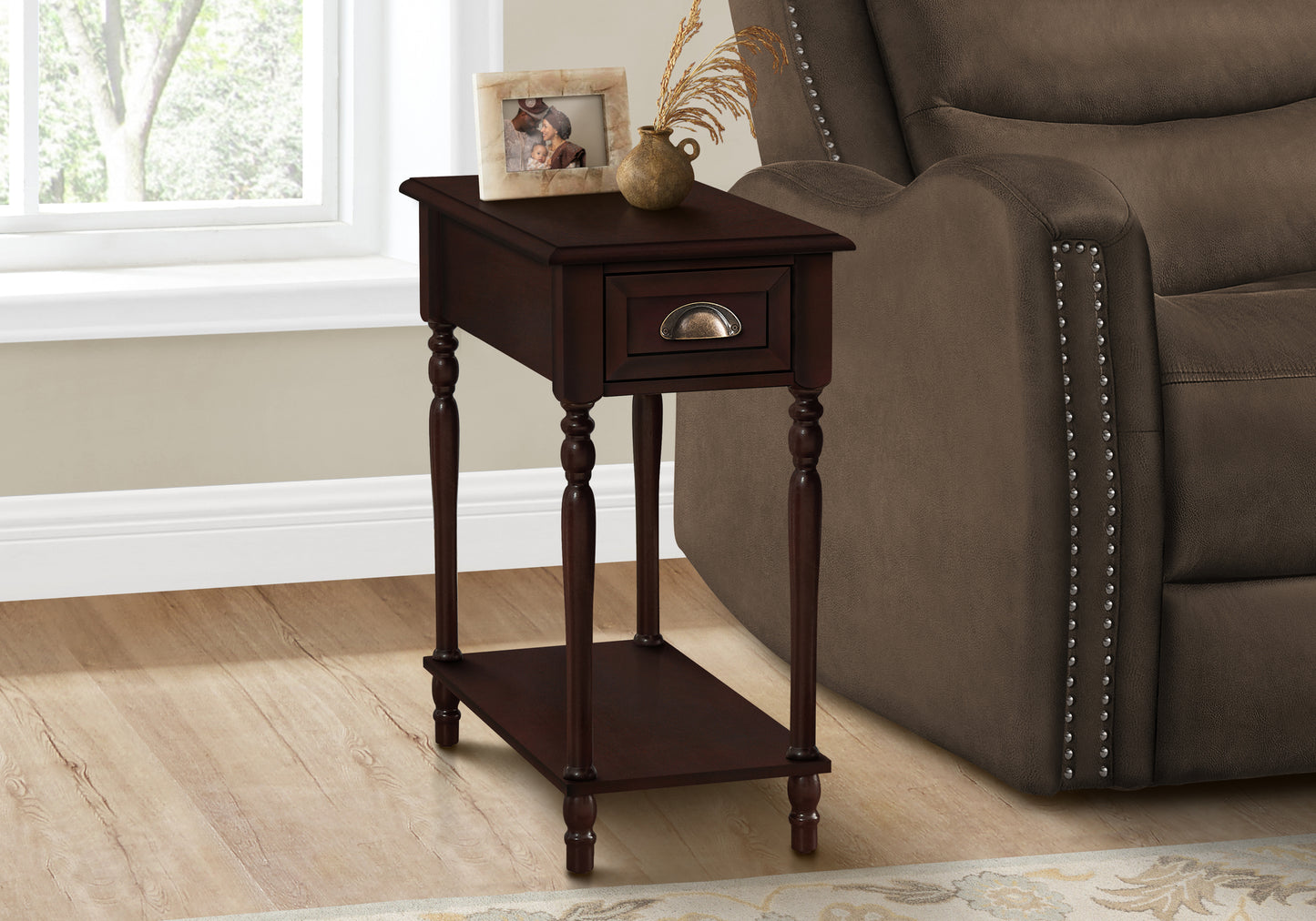 Traditional 2 Tier End Table