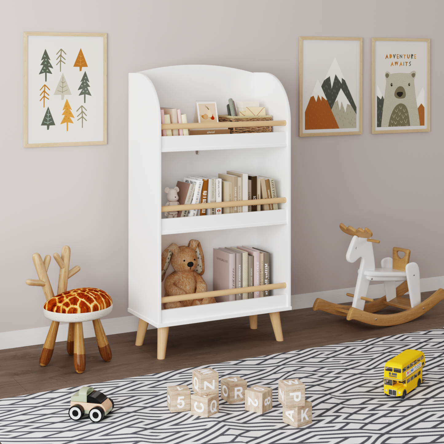 Kids 3-Tier Bookcase