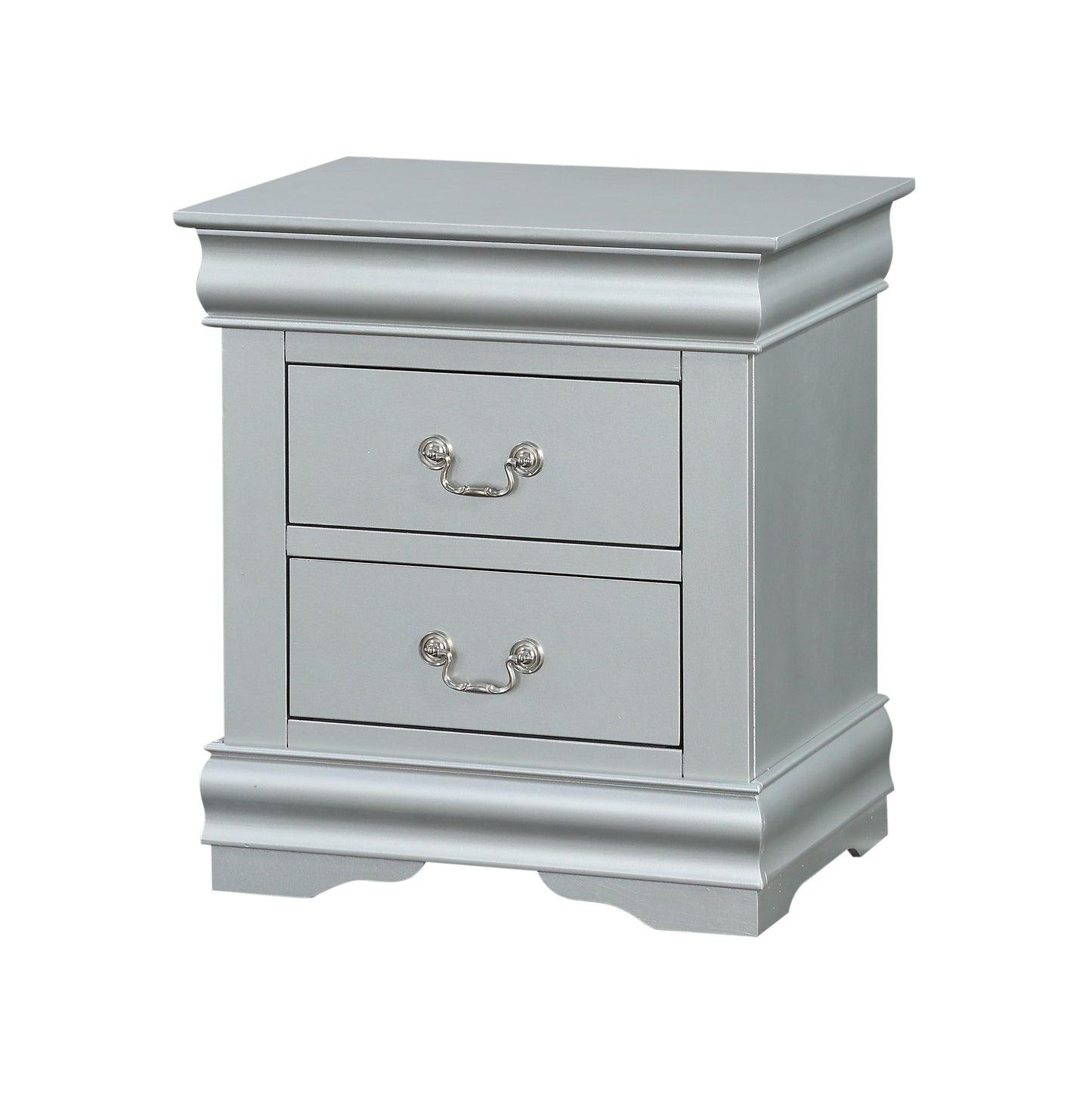 Platinum Louis Philippe Nightstand