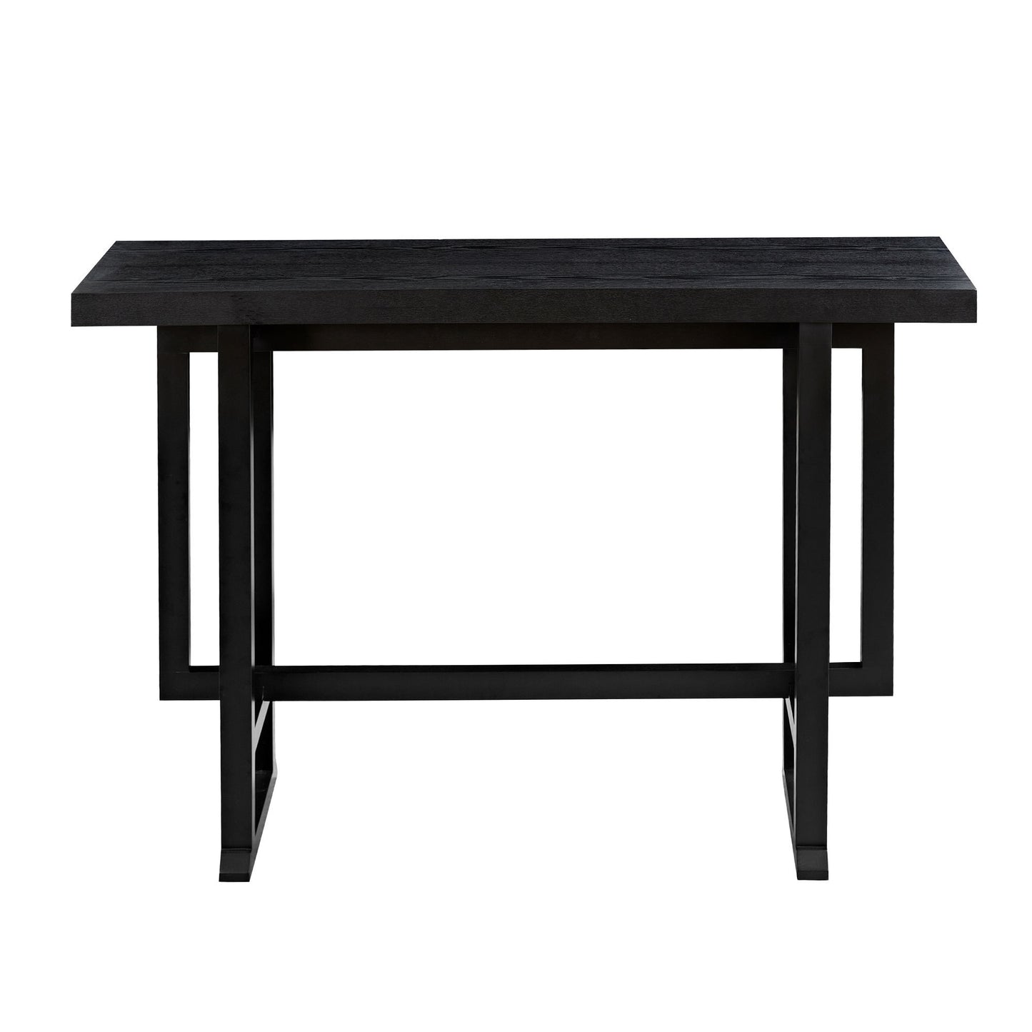 Long Black Bar Table