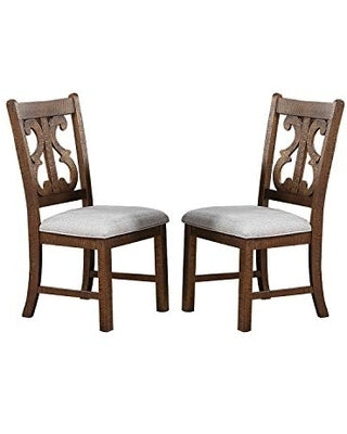 Distressed Dining Room Set of 2 Chairs