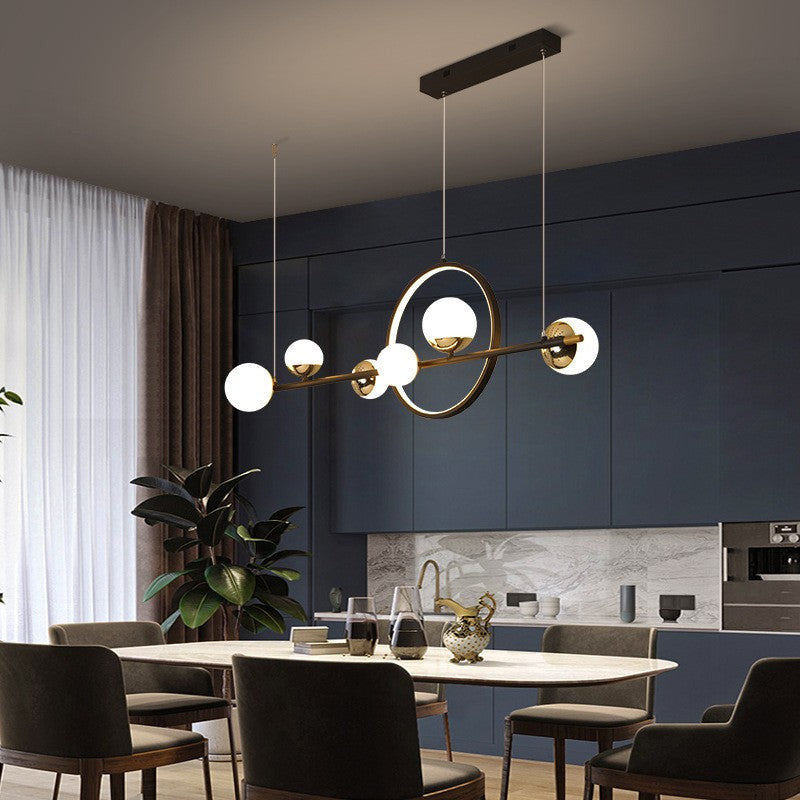 Modern Nordic Creative Long Chandelier.