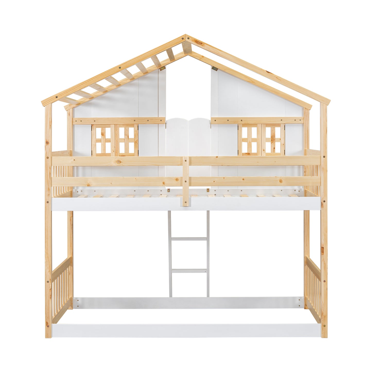 Twin over Twin  Townhouse Bunk Bed