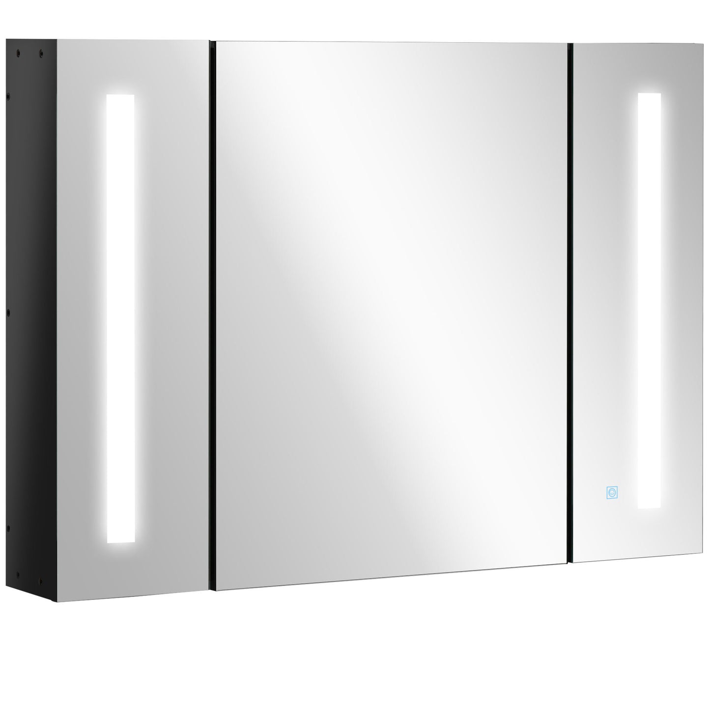 LED Lighted Mirrored Medicine Cabinet