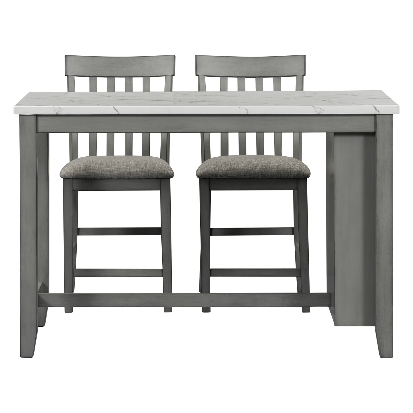 Grey 3-piece Counter Height Dining Set