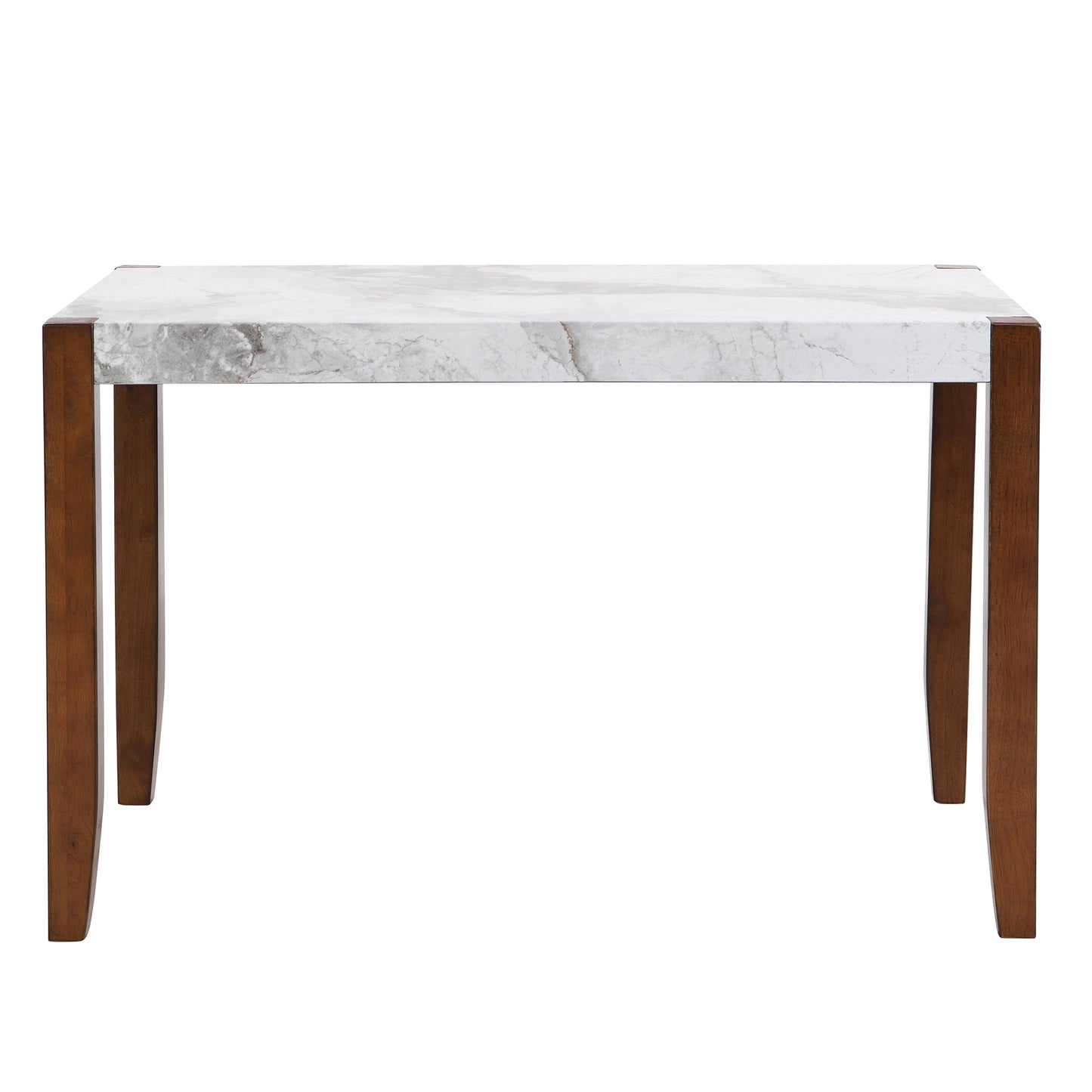 Faux Marble 5-Piece Dining Set