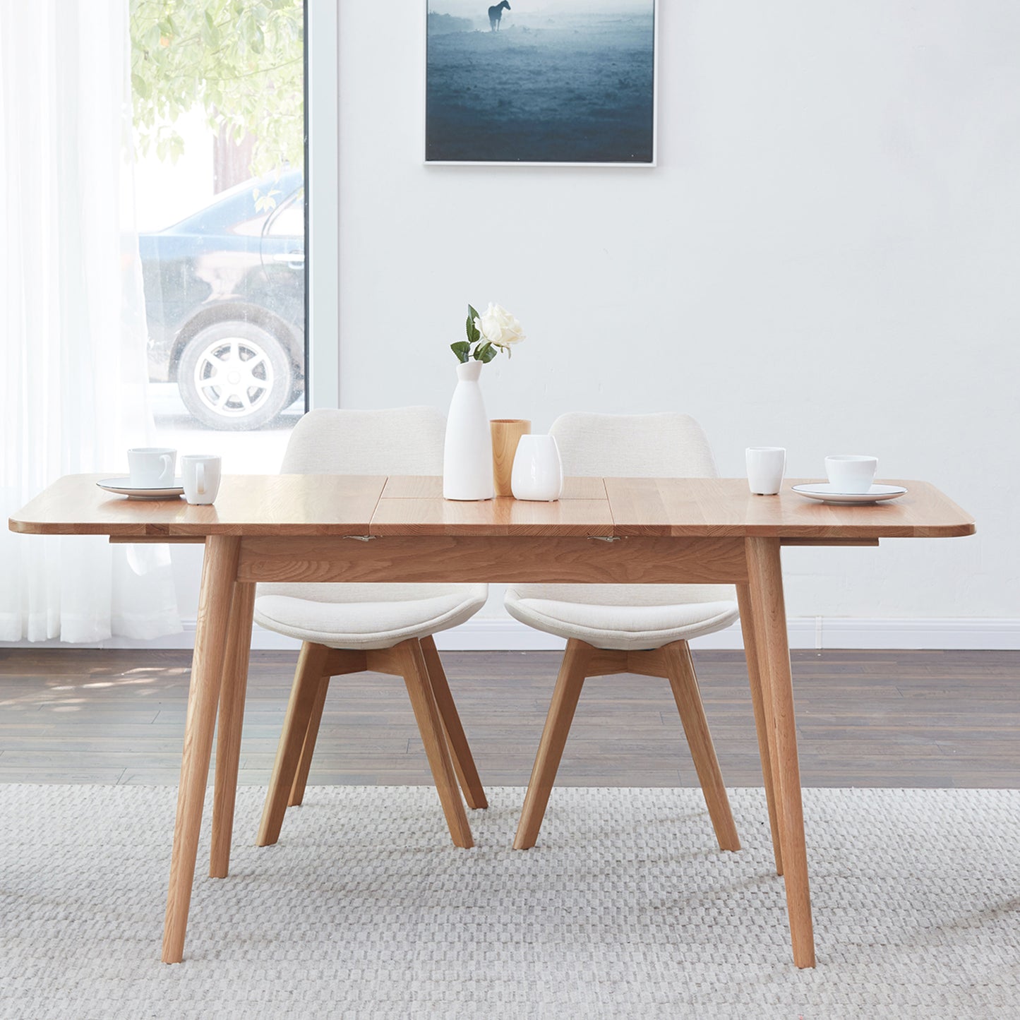 Natural Oak Dining Table