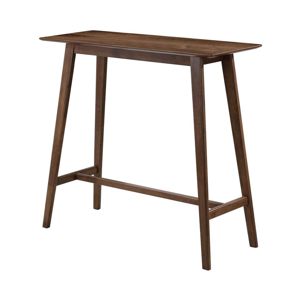 Walnut Rectangular Bar Table