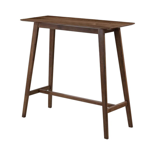 Walnut Rectangular Bar Table