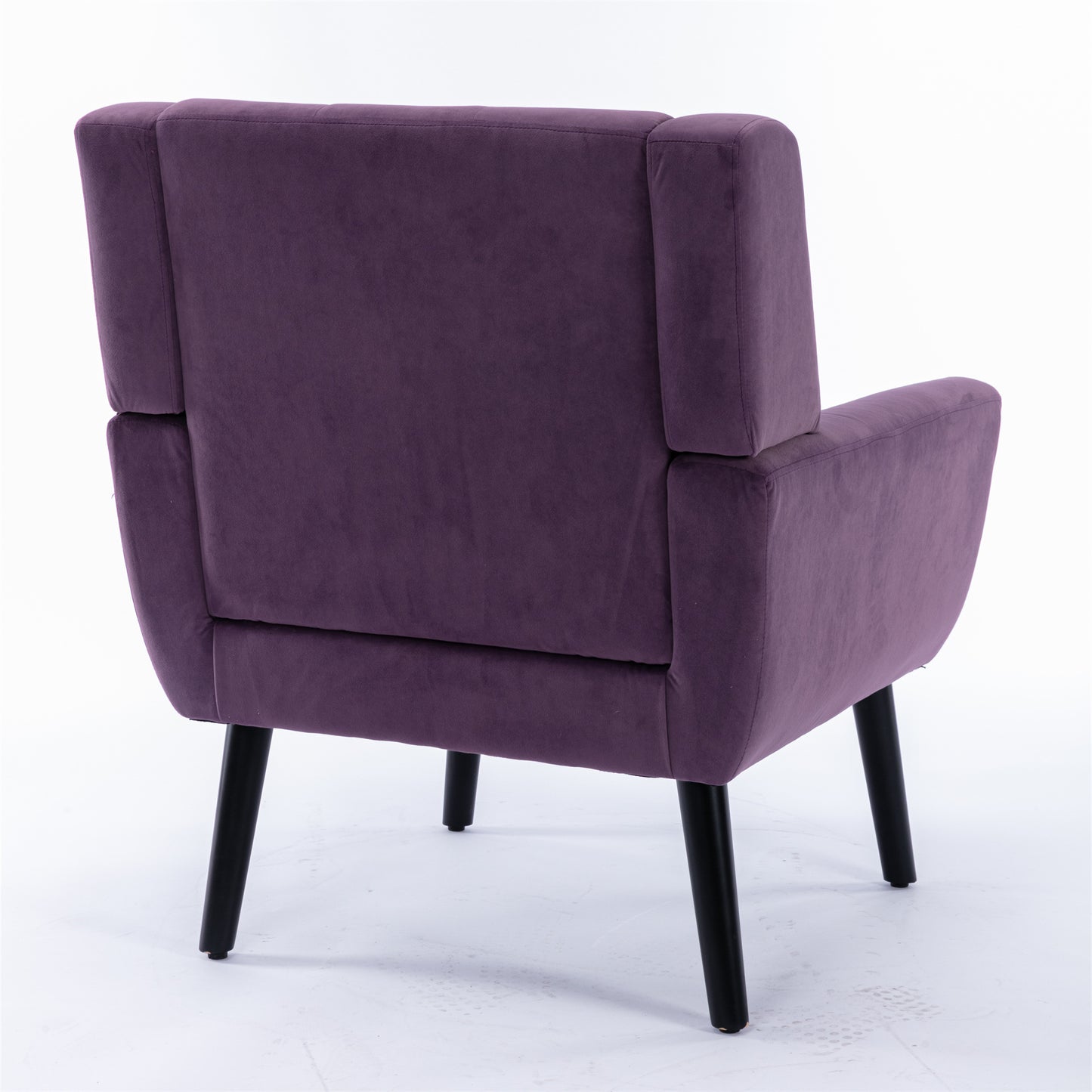 Purple Velvet Accent Chair