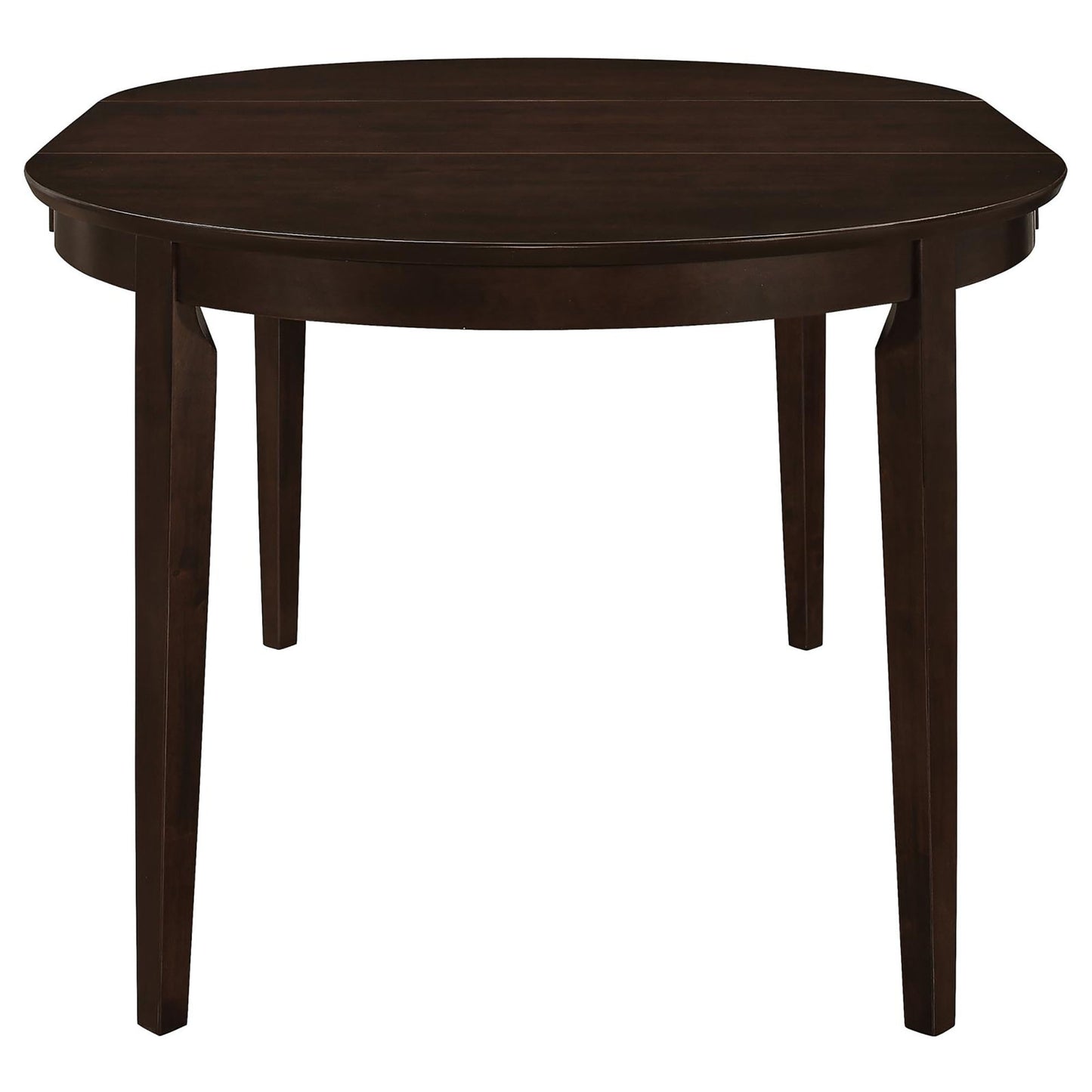 Oval Cappuccino Dining Table