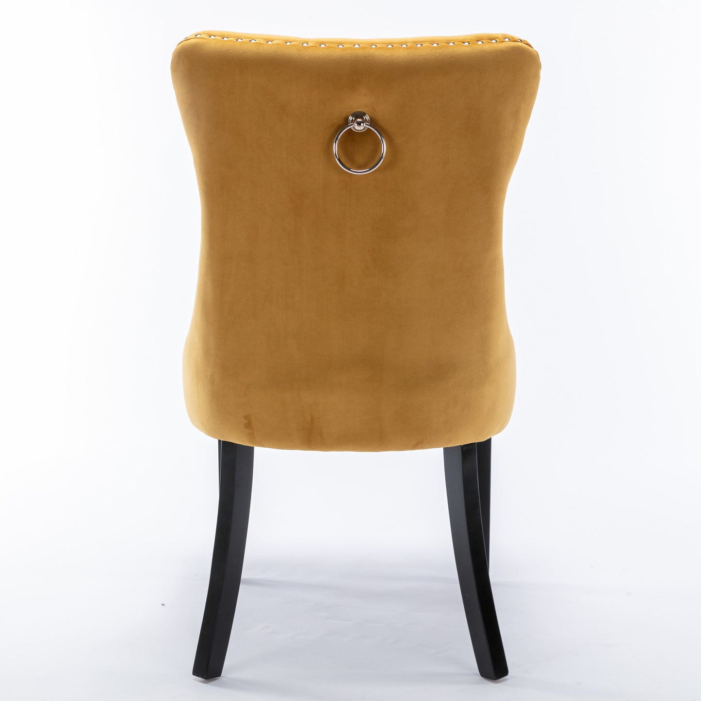 Golden High-End Tufted Velvet Dining Chairs 2pk