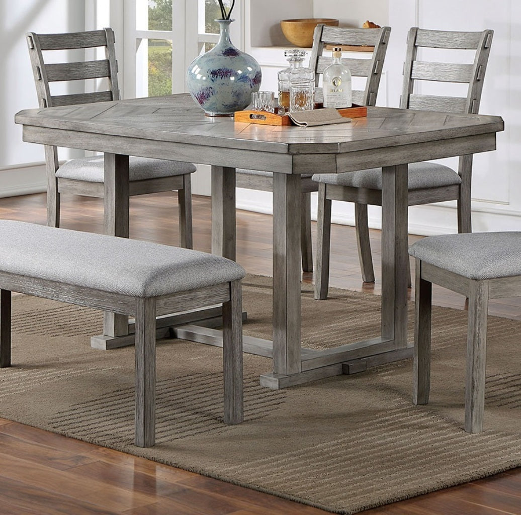 Rustic Grey 7pc.Dining Set