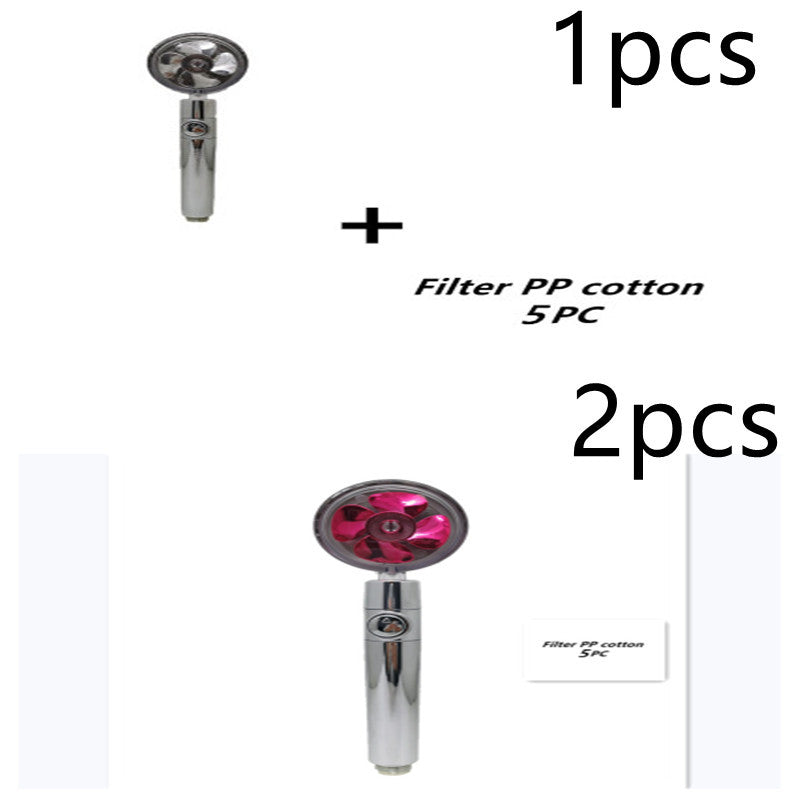 Turbocharged High Pressure Propeller Shower Head