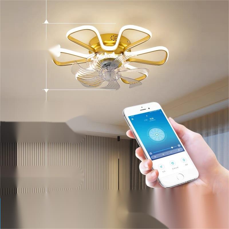 Intelligent Flower Voice Controlled Ceiling Fan Light