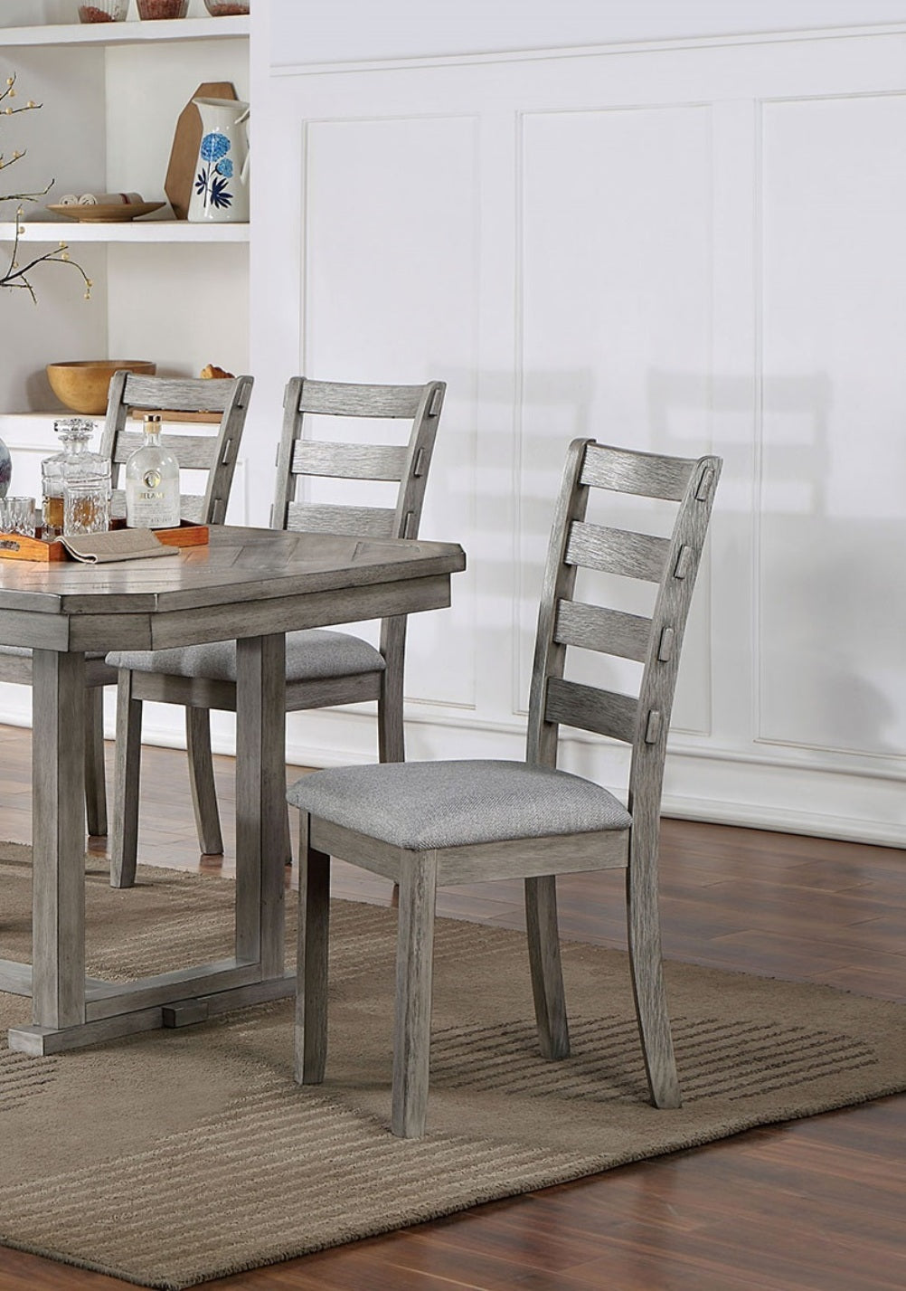 Rustic Grey 7pc.Dining Set