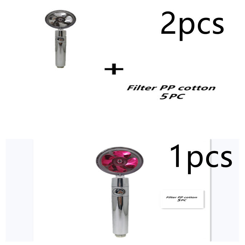 Turbocharged High Pressure Propeller Shower Head