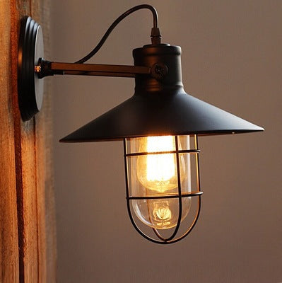 Industrial Steampunk Wall Lamp 