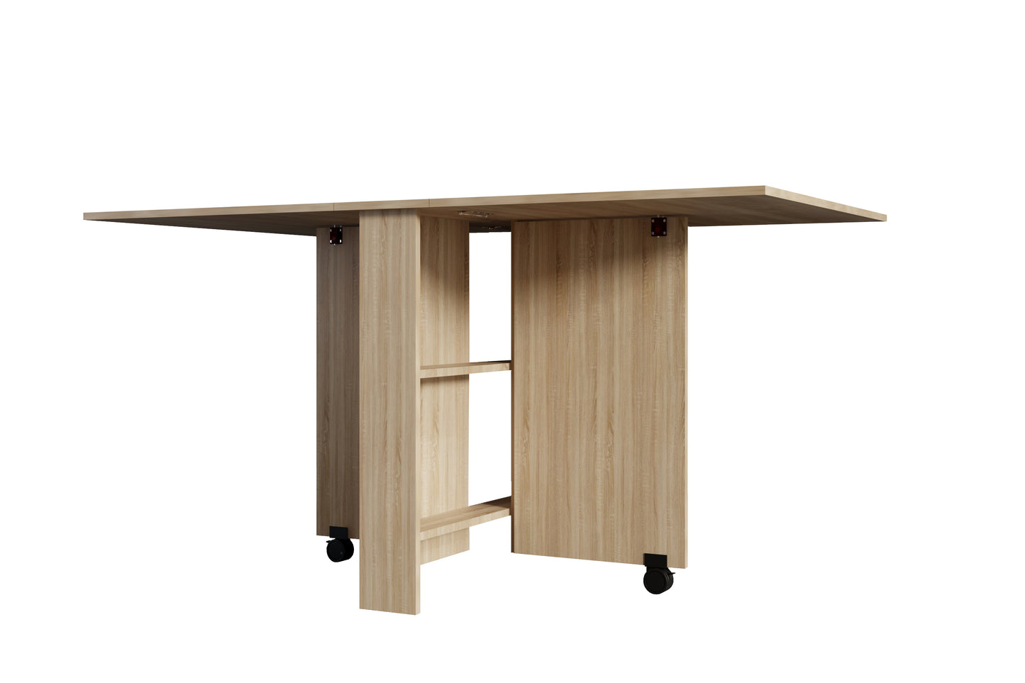 Natural Wood Folding Dining Table