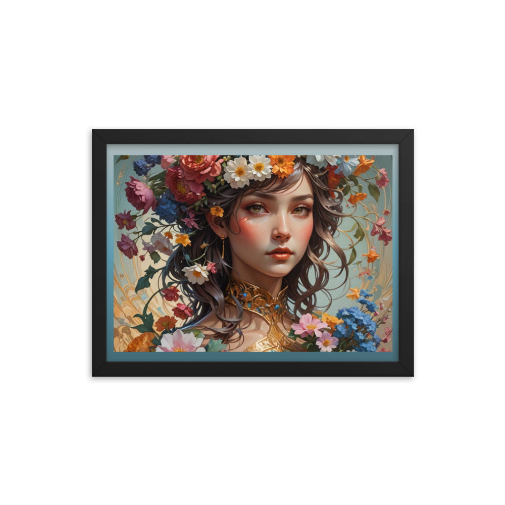 Flower Girl Framed Poster