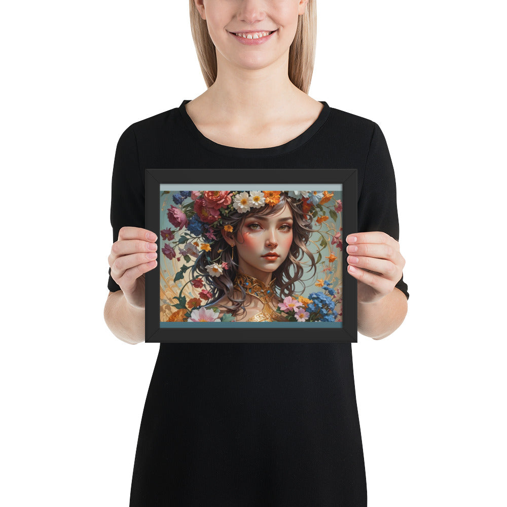 Flower Girl Framed Poster