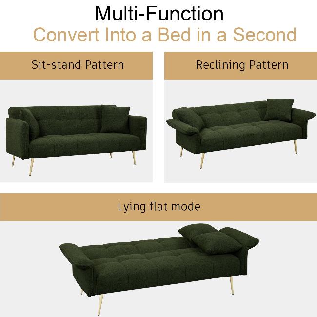 Moss Green Futon