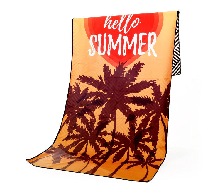 Printed Beach Towel.