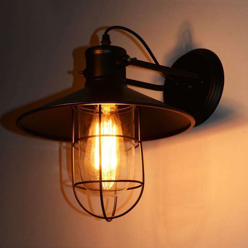 Industrial Steampunk Wall Lamp 