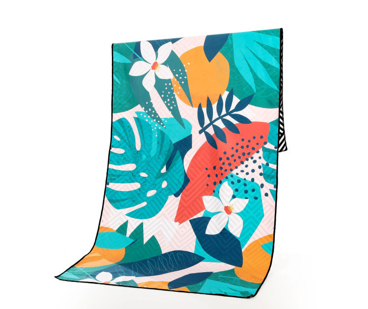 Floral Beach Towel