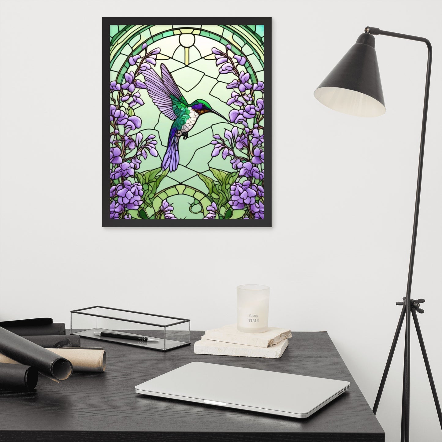 Stained Glass Humming Bird