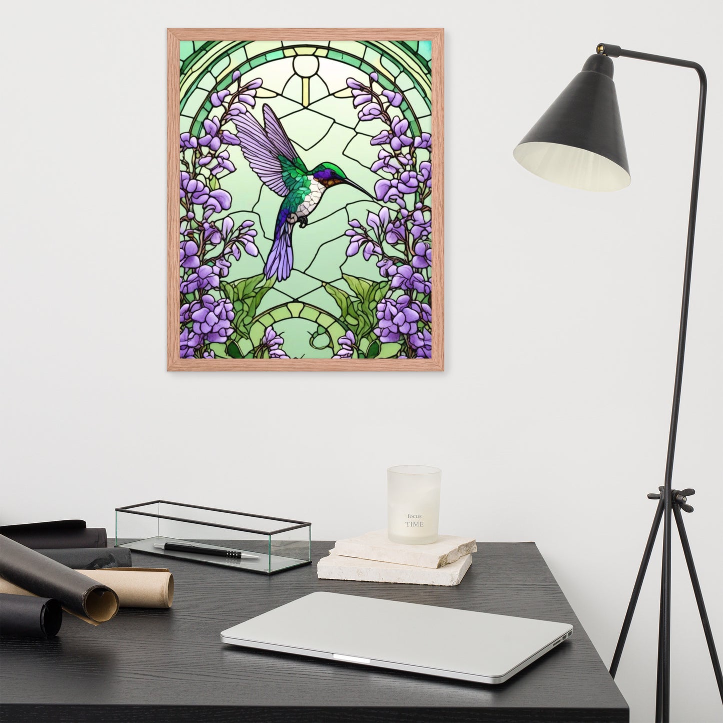 Stained Glass Humming Bird