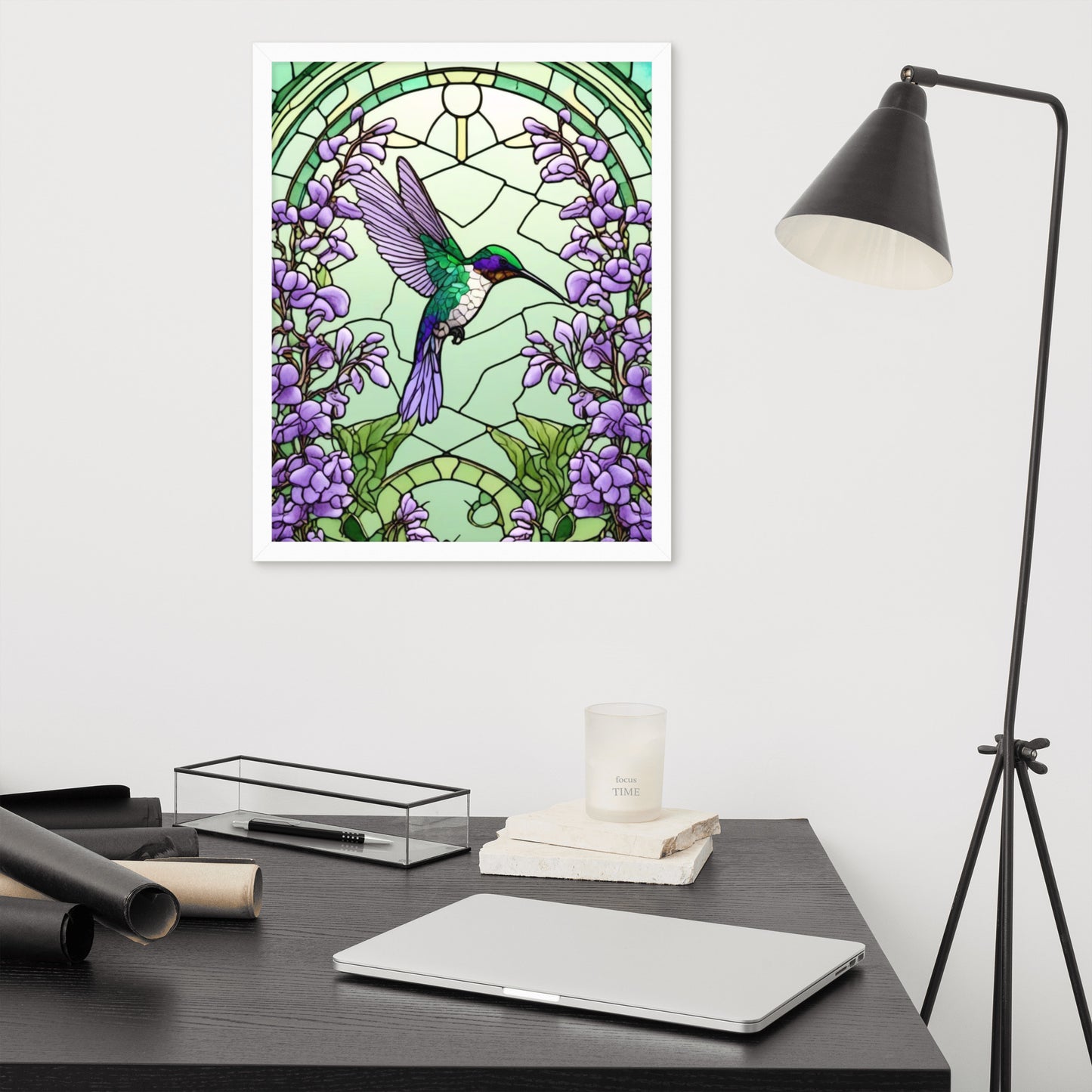 Stained Glass Humming Bird